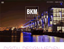 Tablet Screenshot of bkm-medien.de